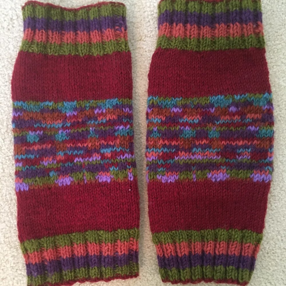 Lost Horizons Handmade Wool Boot Cuffs/Leg Warmers